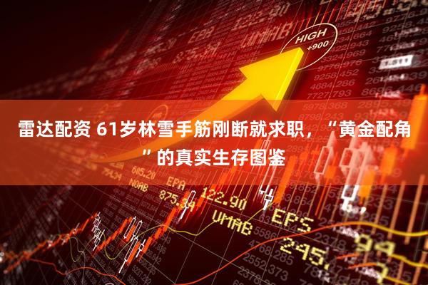 雷达配资 61岁林雪手筋刚断就求职，“黄金配角”的真实生存图鉴